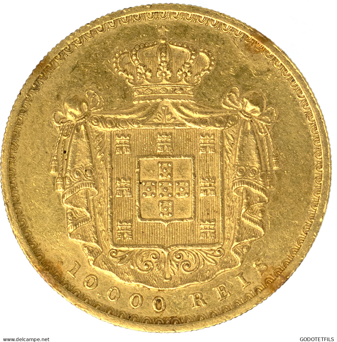 Portugal-10 000 Reis Louis Ier 1879 Lisbonne - Portugal
