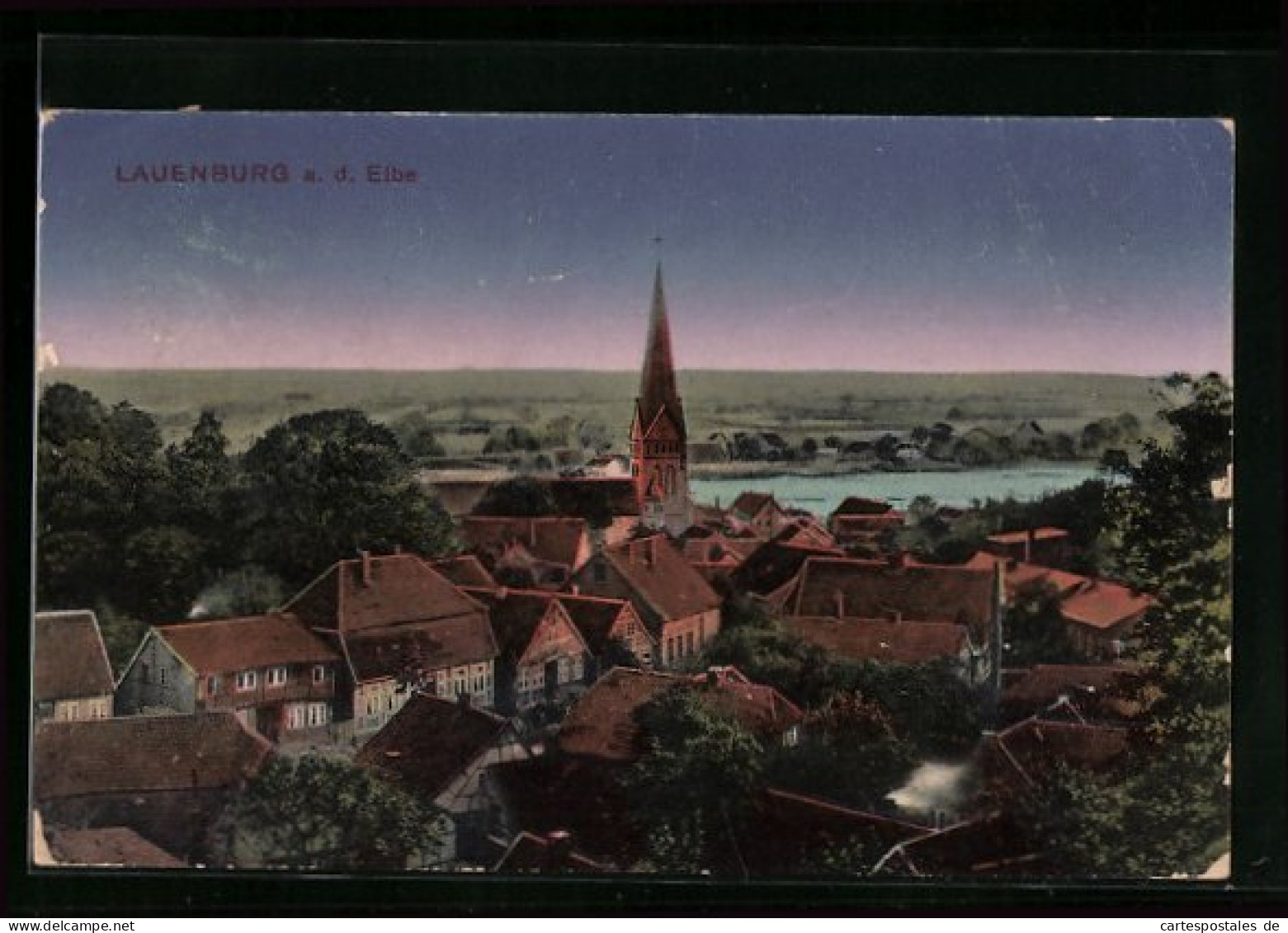 AK Lauenburg / Elbe, Teilansicht Mit Kirche  - Lauenburg