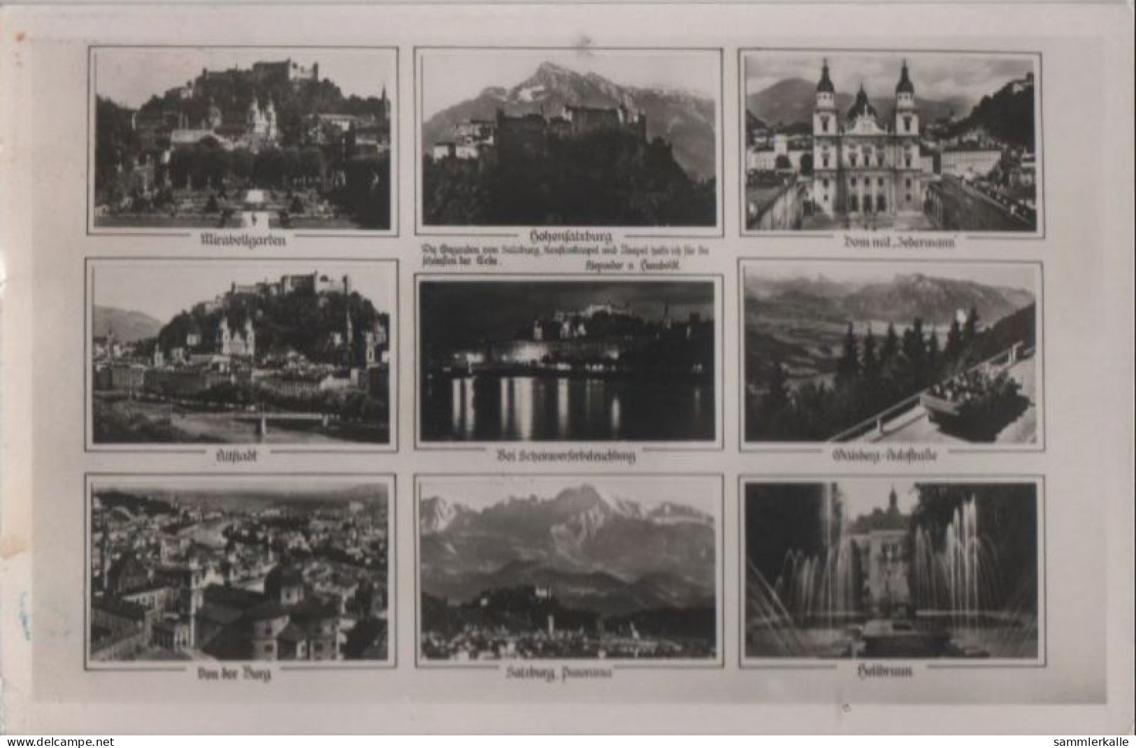 60636 - Österreich - Salzburg - U.a. Mirabellgarten - 1949 - Salzburg Stadt