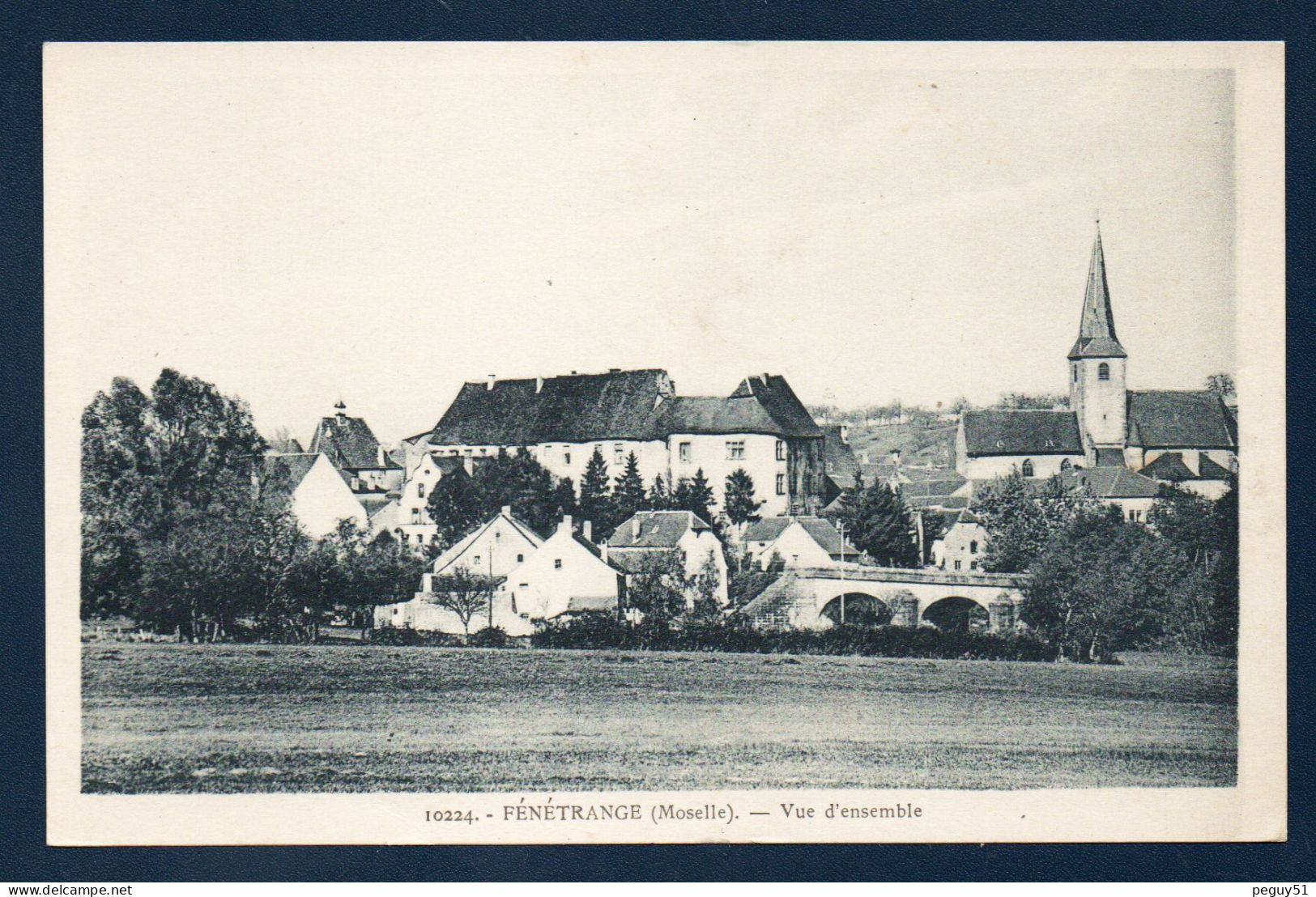 57. Environs De Sarrebourg. Fénétrange. Vue D'ensemble Avec L'église Saint-Rémy. - Fénétrange