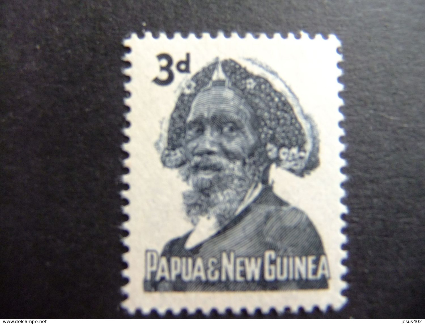 52 PAPUA NEW GUINEA / PAPOUASIE / NUEVA GUINEA / 1958 - 64 JEFE De TARI YVERT 19 MH - Papoea-Nieuw-Guinea