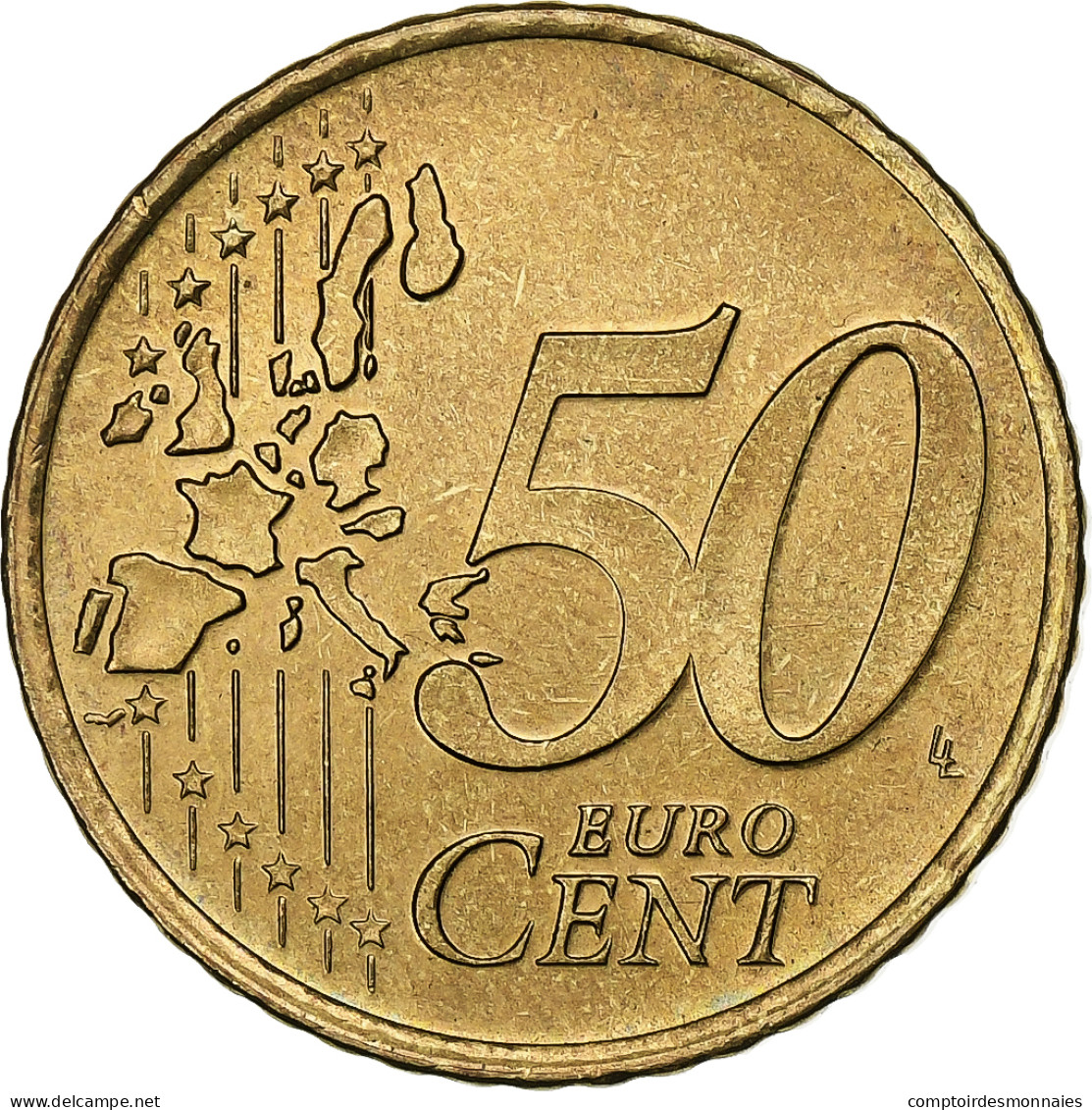 Pays-Bas, Beatrix, 50 Euro Cent, 2000, Utrecht, TTB+, Laiton, KM:239 - Netherlands