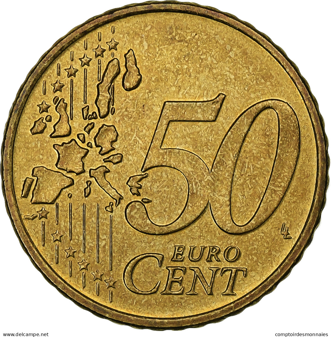 Grèce, 50 Euro Cent, 2003, Athènes, SUP, Laiton, KM:186 - Grecia