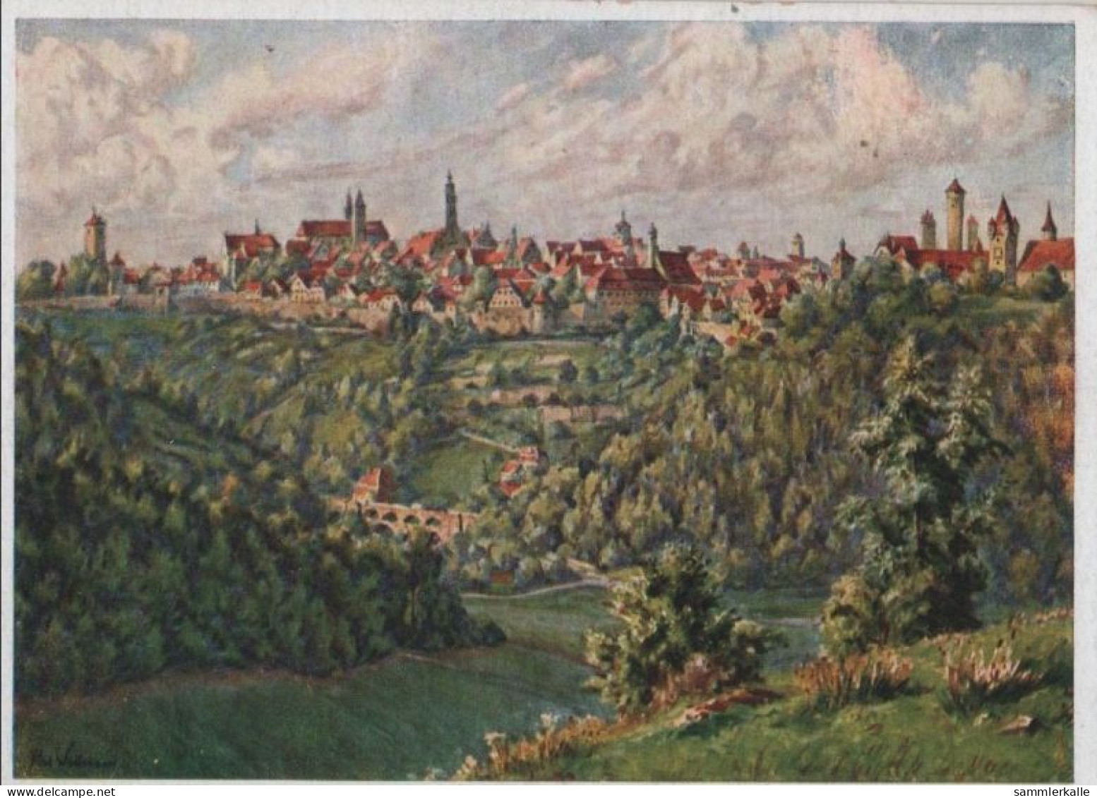 113172 - Rothenburg Ob Der Tauber - Nach Gemälde Von Paul Sollmann - Rothenburg O. D. Tauber