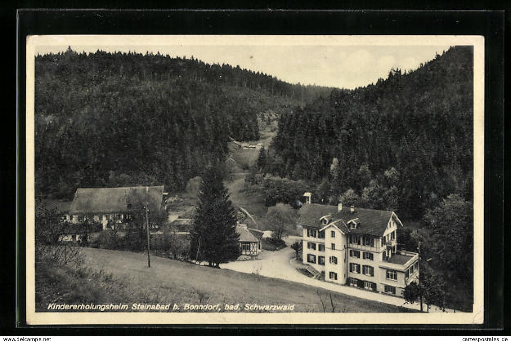 AK Bonndorf /bad. Schwarzwald, Kindererholungsheim Steinabad  - Bonndorf