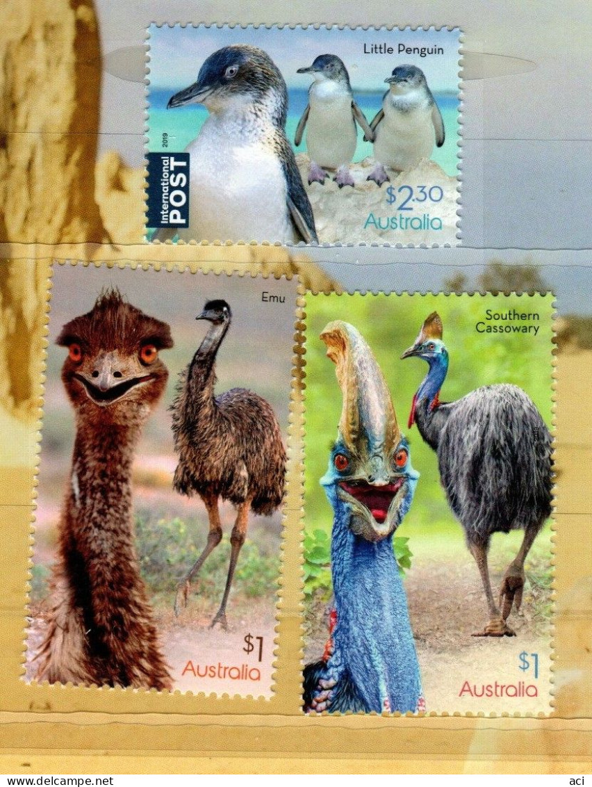Australia ASC 3645-7 2019 Flightless Birds ,Mint Never Hinged - Neufs