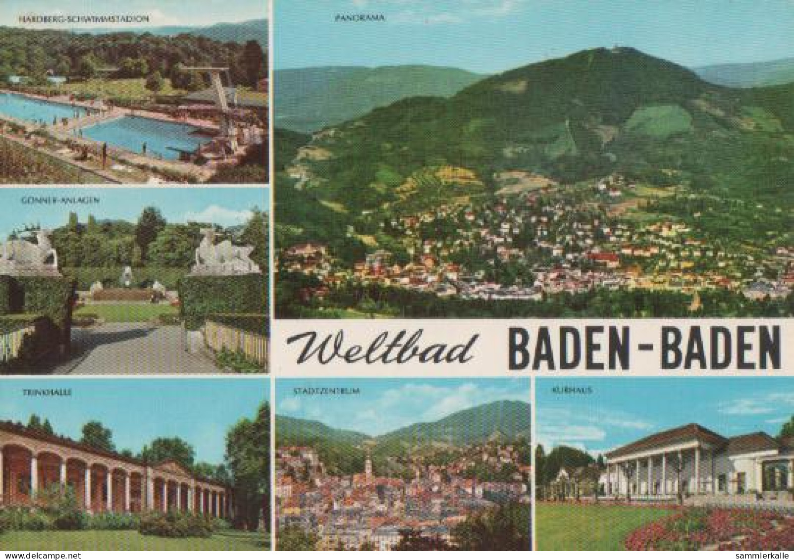 24224 - Baden-Baden U.a. Panorama - Ca. 1975 - Baden-Baden