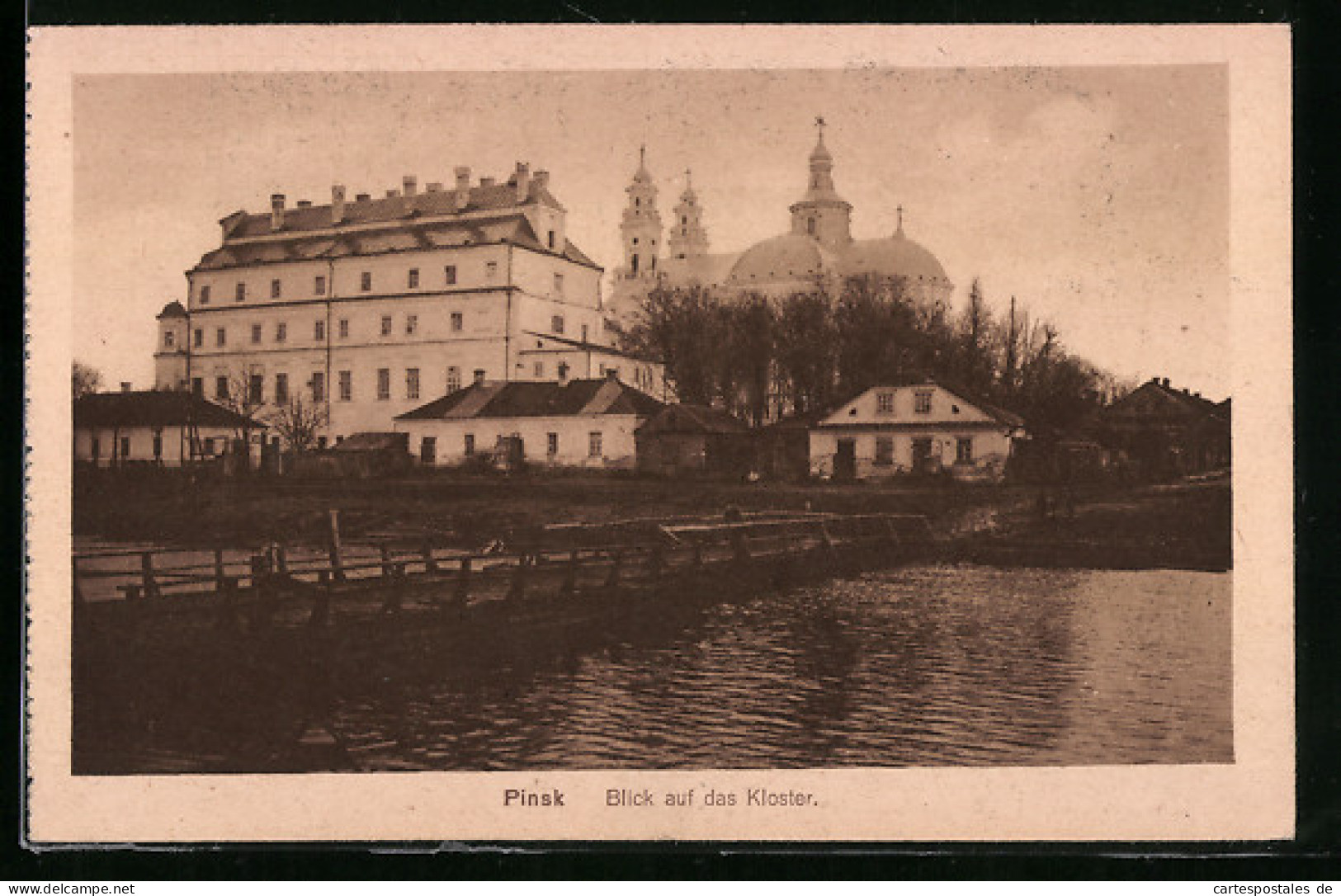 AK Pinsk, Blick Auf Das Kloster  - Russland
