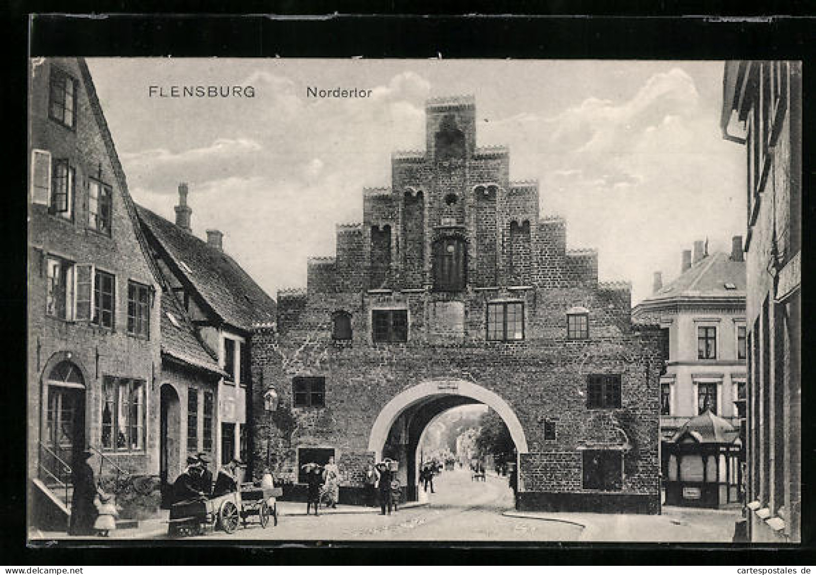 AK Flensburg, Am Nordertor  - Flensburg