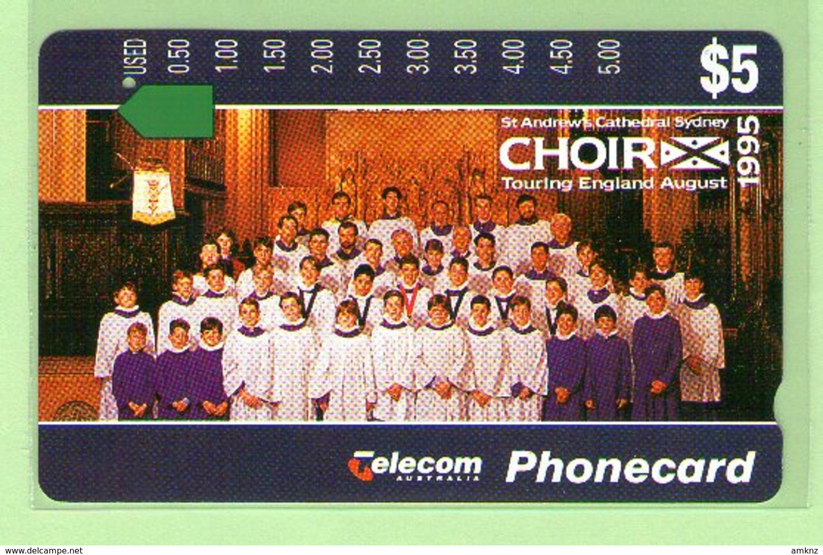 Australia - 1995 St Andrew's Cathedral Choir $5 - AUS-M-262 - EFU - (C9504) - Australia