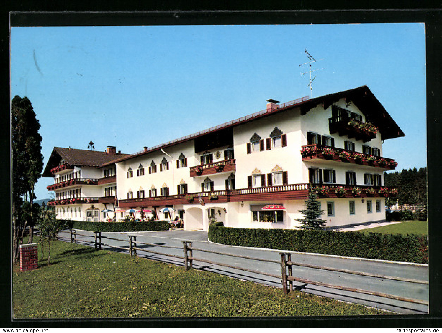 AK Bernau /Chiemsee, Ferien-Hotel D. Gemeinnützigen Erholungswerk E.V., Farbinger Hof, Rottauer Str. 75  - Hof