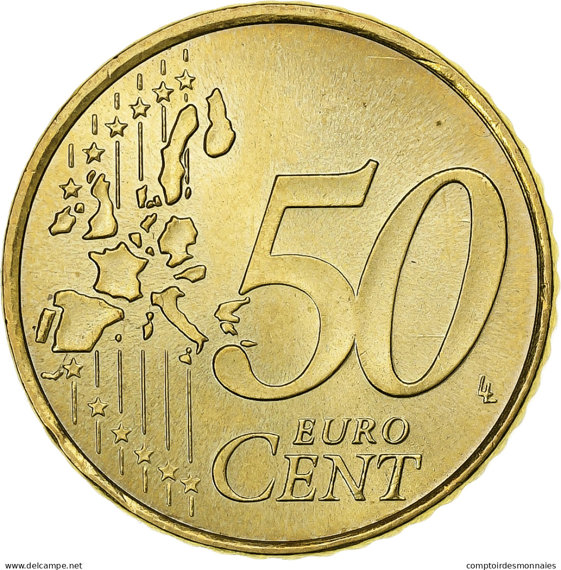 République Fédérale Allemande, 50 Euro Cent, 2003, Stuttgart, SPL, Laiton - Deutschland