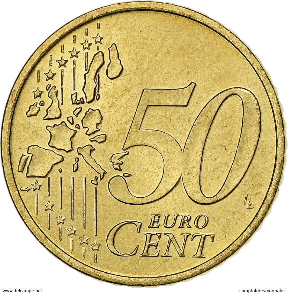 Autriche, 50 Euro Cent, 2002, Vienna, SPL, Laiton, KM:3087 - Oostenrijk