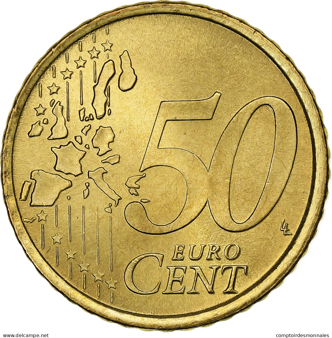 Espagne, Juan Carlos I, 50 Euro Cent, 1999, Madrid, SUP, Laiton, KM:1045 - Espagne