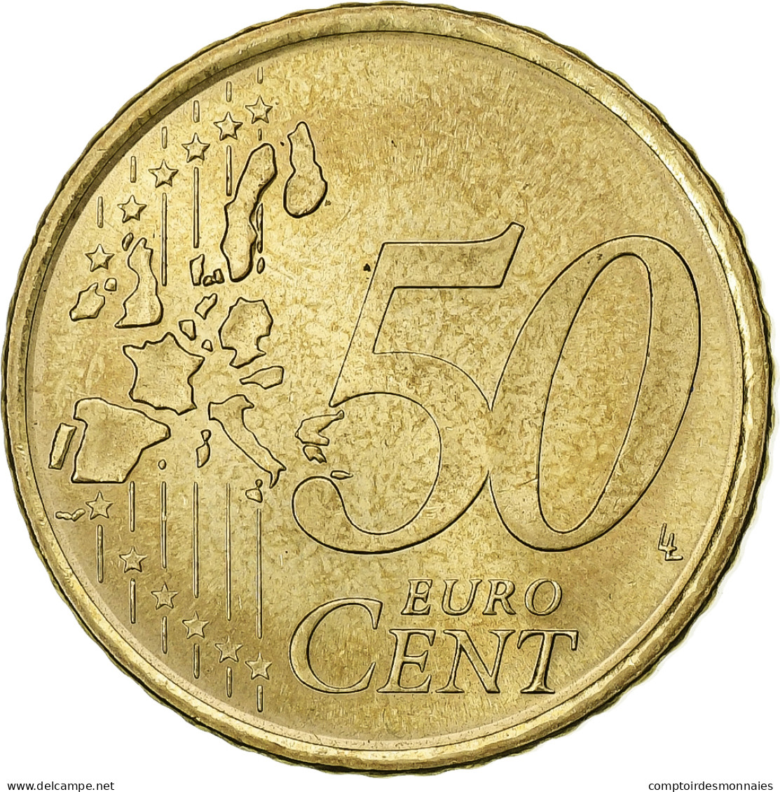 Espagne, Juan Carlos I, 50 Euro Cent, 2000, Madrid, SUP, Laiton, KM:1045 - Spanien