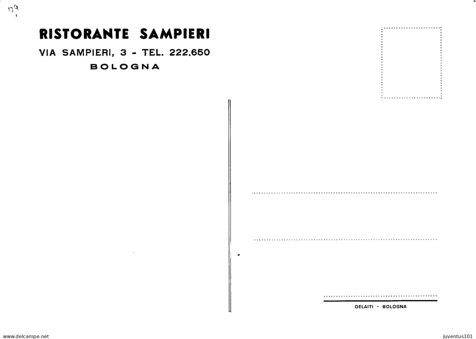 CPSM Bologna-Ristorante Sampieri    L2789 - Bologna