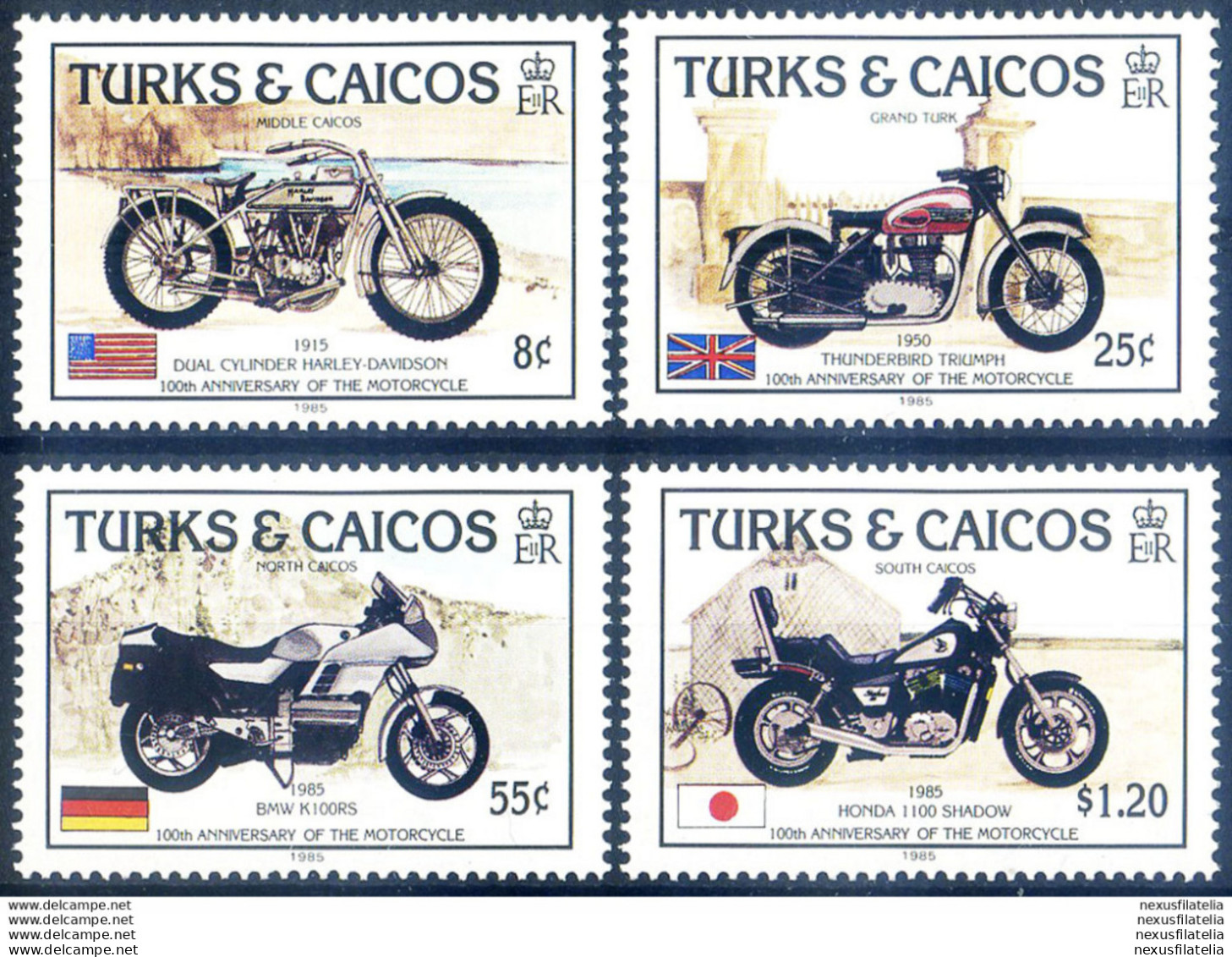 Motociclette 1985. - Turks E Caicos