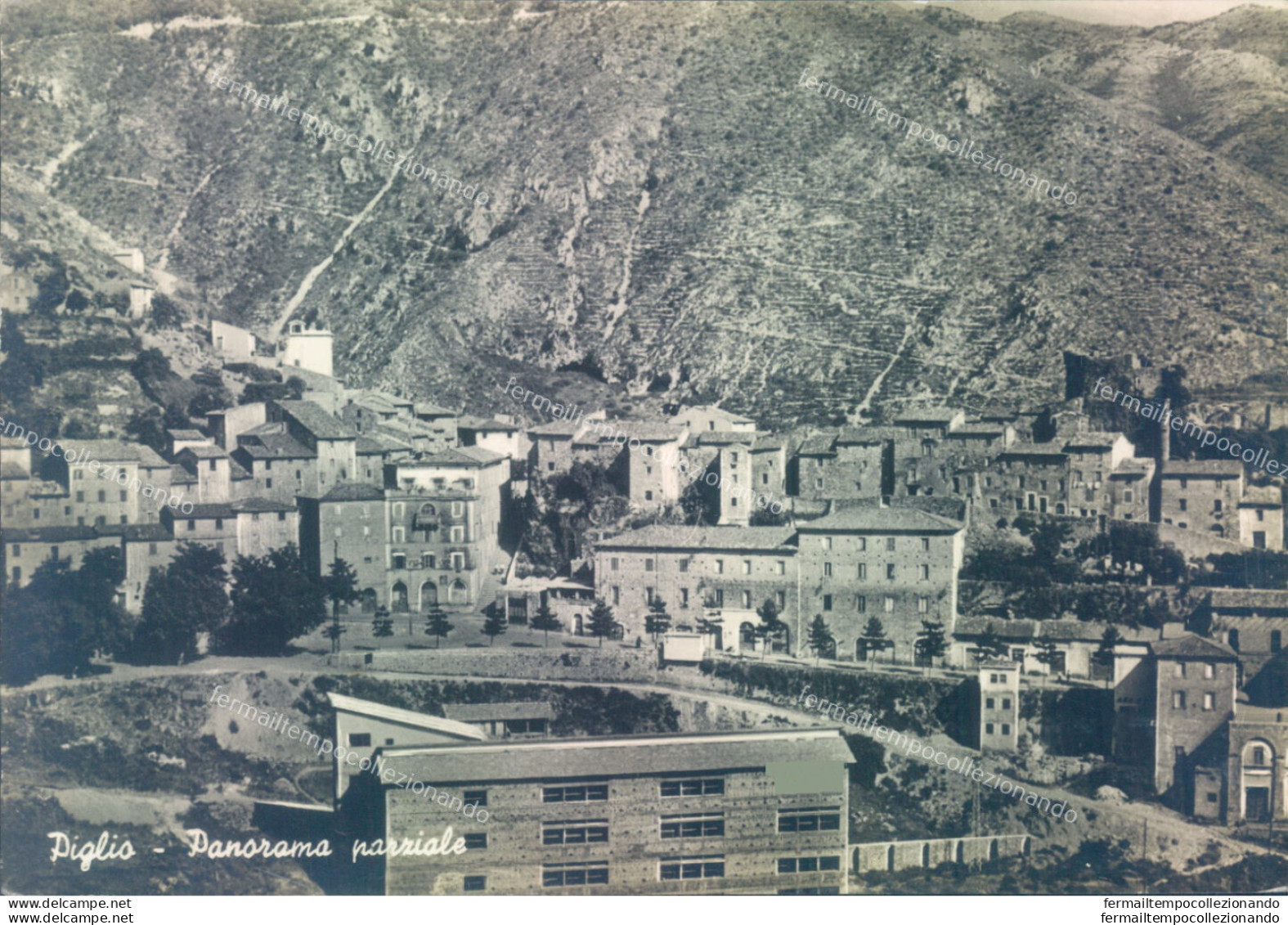 Ab515 Cartolina Piglio Panorama Parziale Provincia Di Frosinone - Frosinone