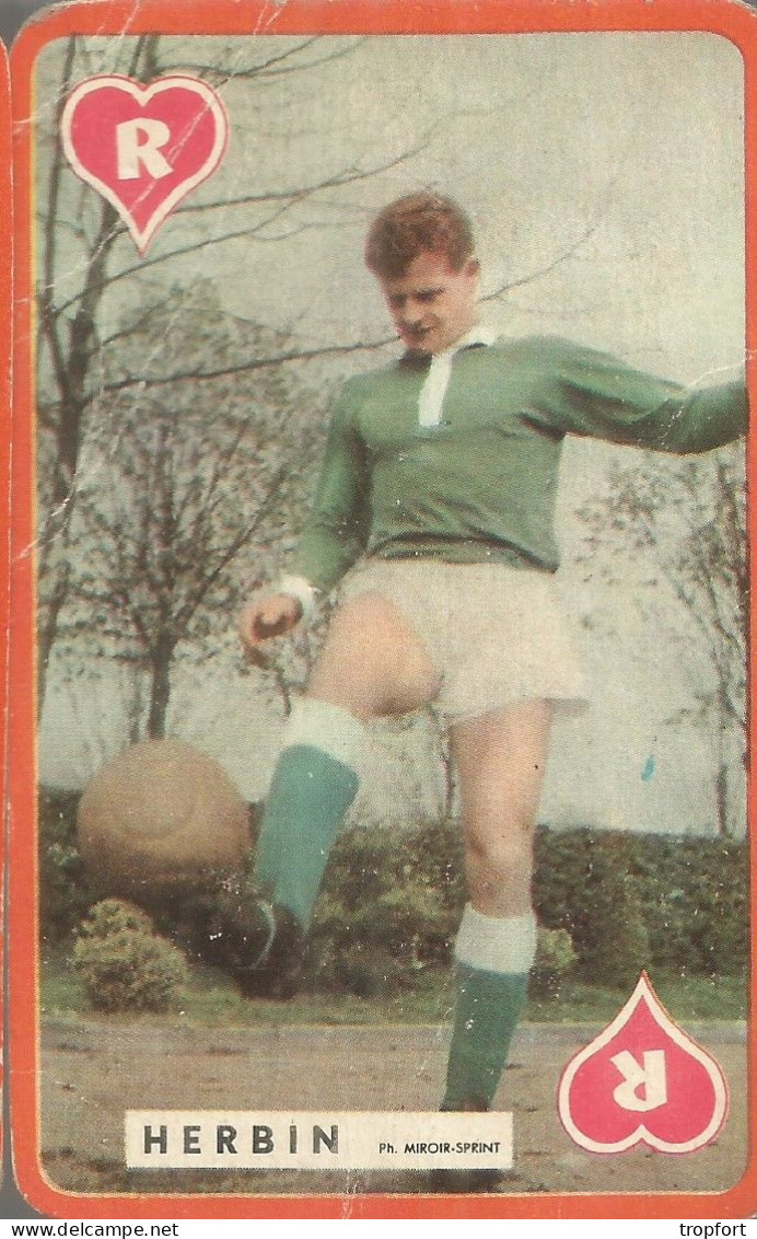 CARTE A JOUER  ( FOOTBALL )   HERBIN Saint Etienne   Sport Foot Star - Trading Cards