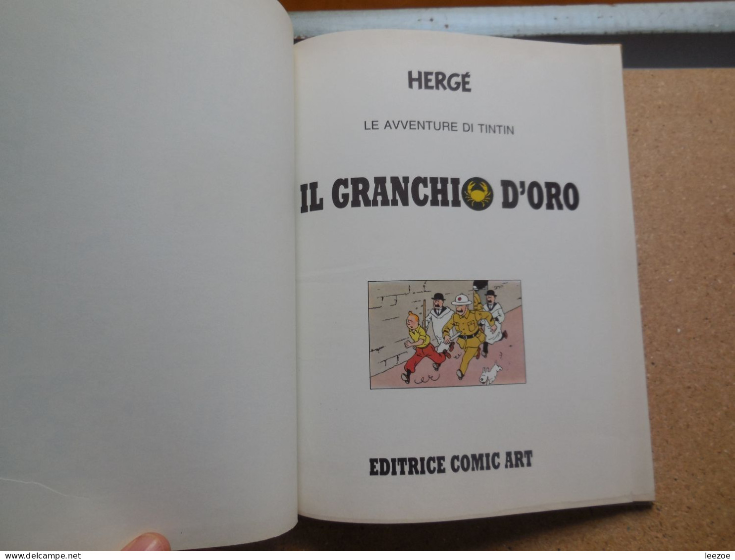 BD Tintin En Italien, Le Avventure Di Tintin, Il Granchio D'oro, éditeur COMIC ART...RARE...........N5 - Tintin