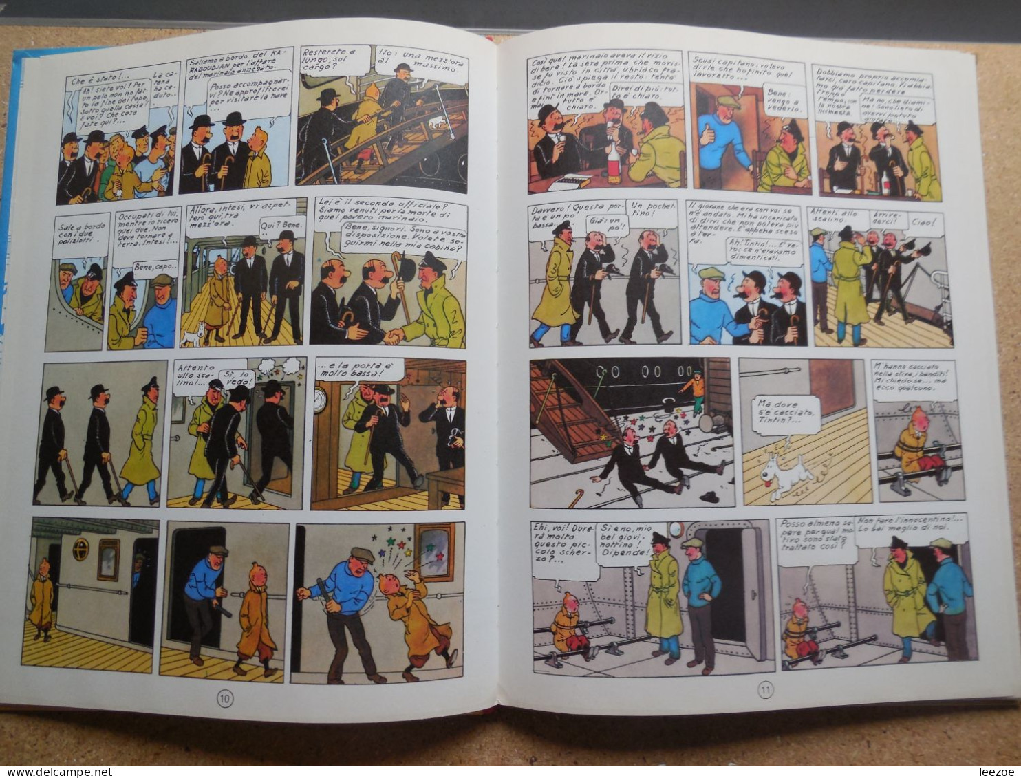 BD Tintin en Italien, Le avventure di Tintin, Il granchio d'oro, éditeur COMIC ART...RARE...........N5