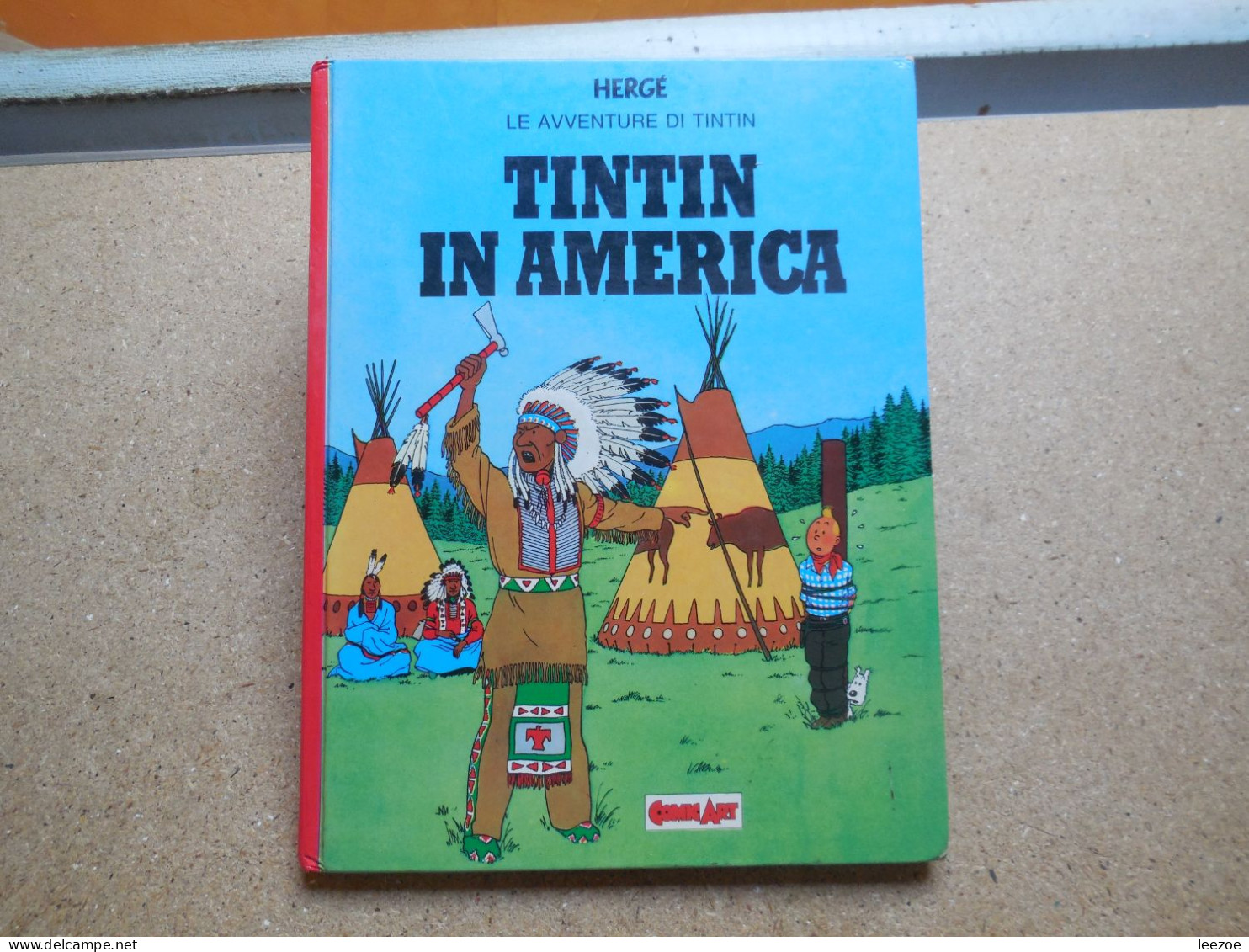 BD Tintin En Italien, Le Avventure Di Tintin, Tintin In America, éditeur COMIC ART...RARE...........N5 - Tintin