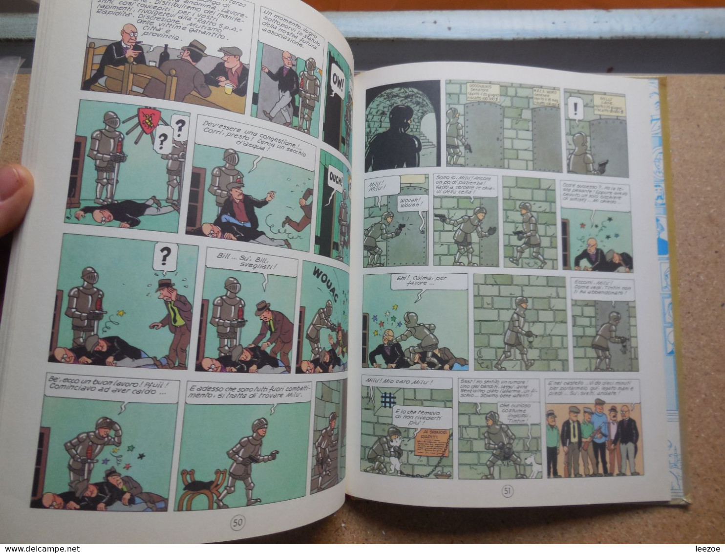 BD Tintin en Italien, Le avventure di Tintin, Tintin in america, éditeur COMIC ART...RARE...........N5