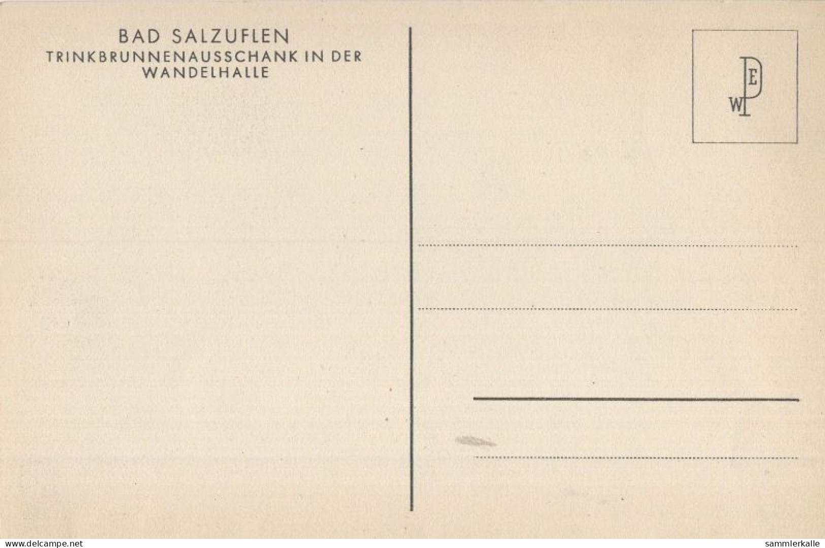 129589 - Bad Salzuflen - Trinkbrunnenausschank - Bad Salzuflen
