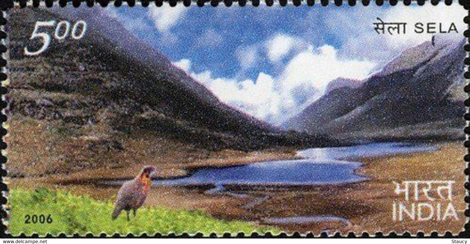 India 2006 Himalaya Lakes 1v Stamp MNH As Per Scan P.O Fresh & Fine - Hühnervögel & Fasanen
