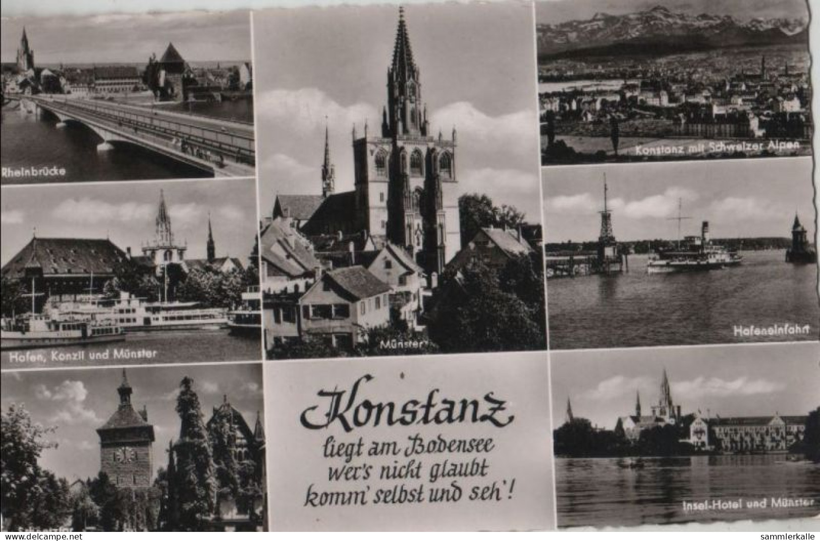 60335 - Konstanz - U.a. Hafen, Konzil Und Münster - Ca. 1960 - Konstanz