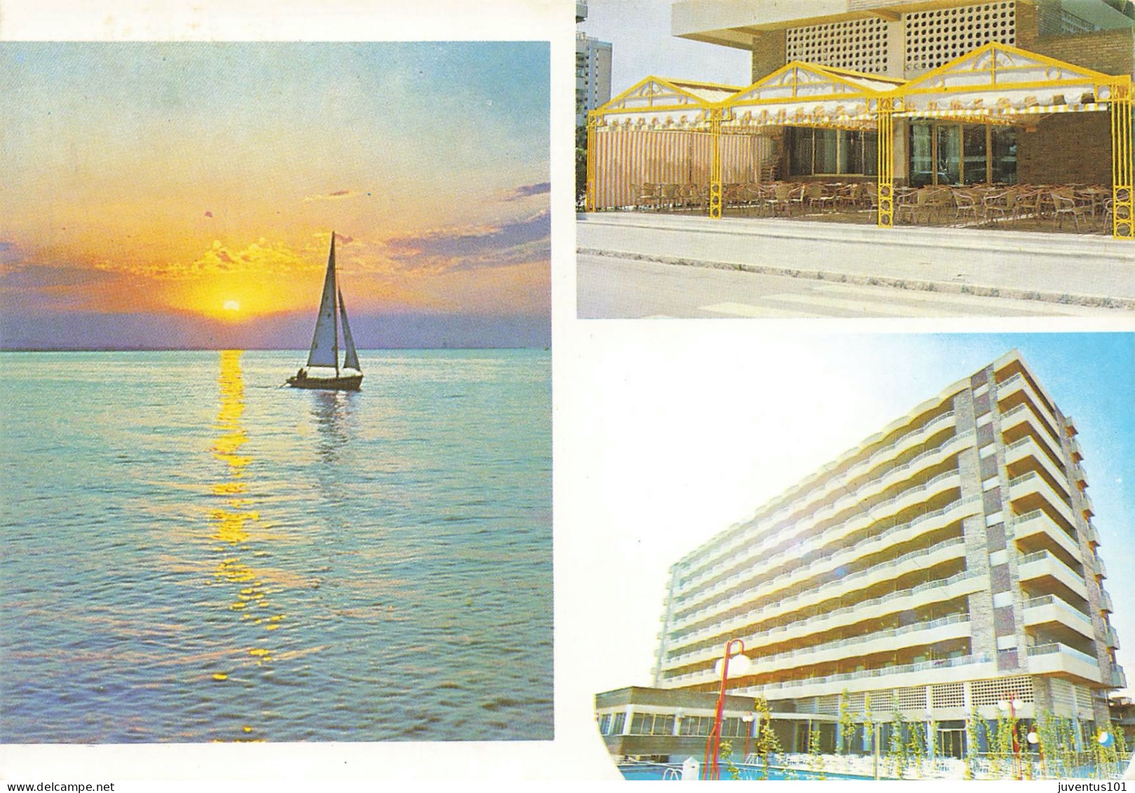 CPSM Alicante-Hotel Castilla-RARE-Timbre    L2790 - Alicante