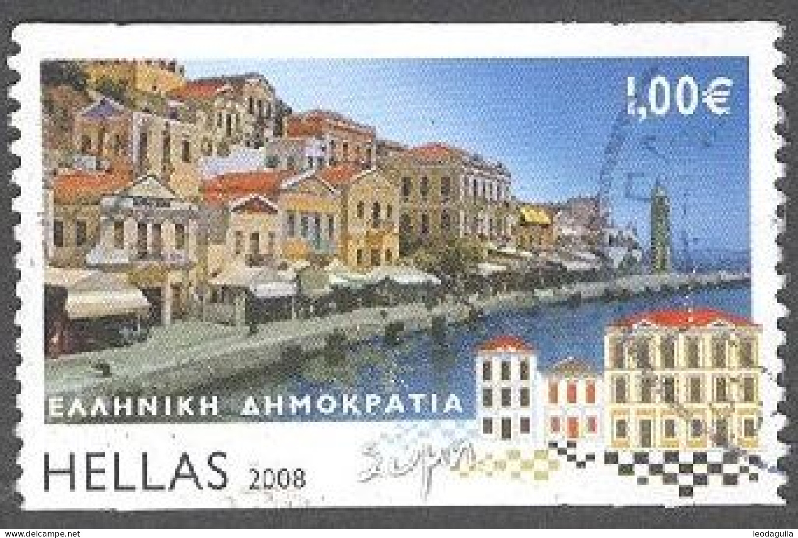 GREECE #2431  Greek Islands - Simi 2008- CIRCULATED - Usati