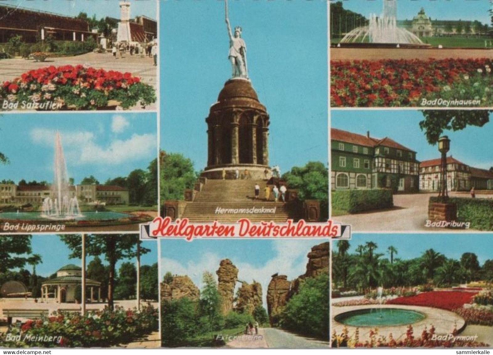 48361 - Hermannsdenkmal Bei Hiddesen - Heilgarten Deutschlands - 1969 - Detmold