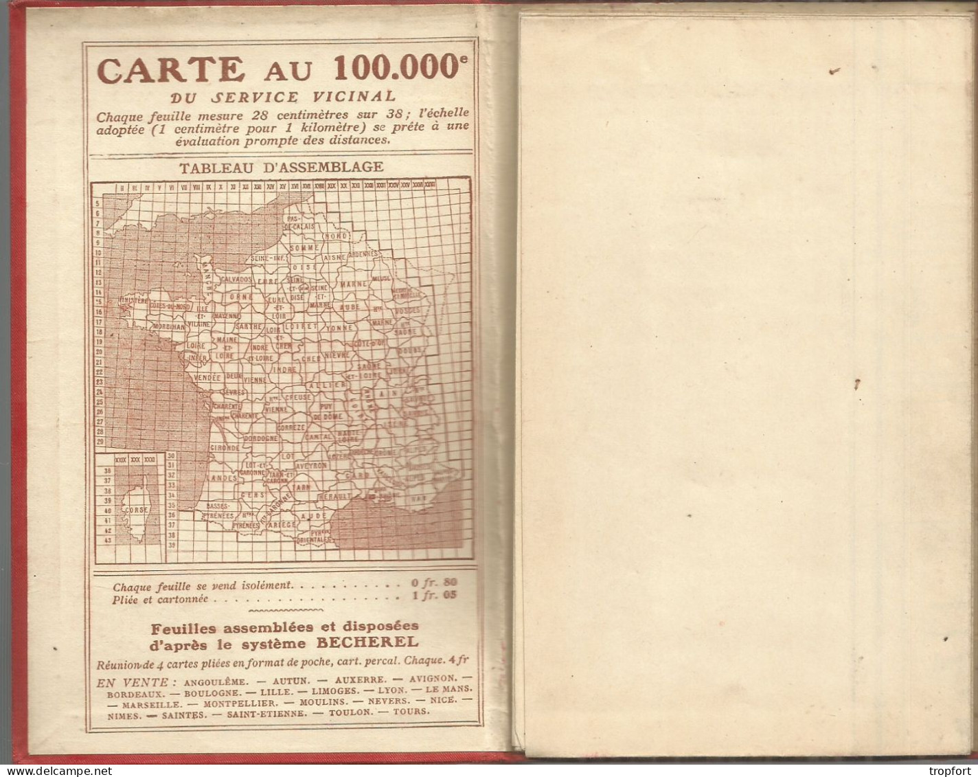 Carte Ministère De L Intérieur  CARTE DE POCHE  CARENTAN - Cartes Géographiques