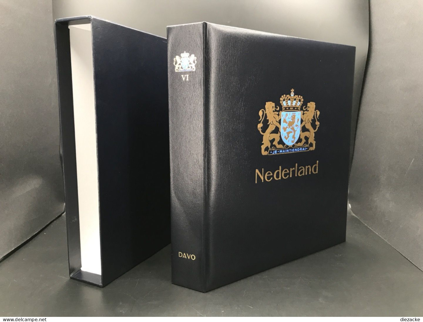 DAVO Luxus Leerbinder Blau Niederlande Teil VI DV10141 Neuwertig (7438 - Binders Only