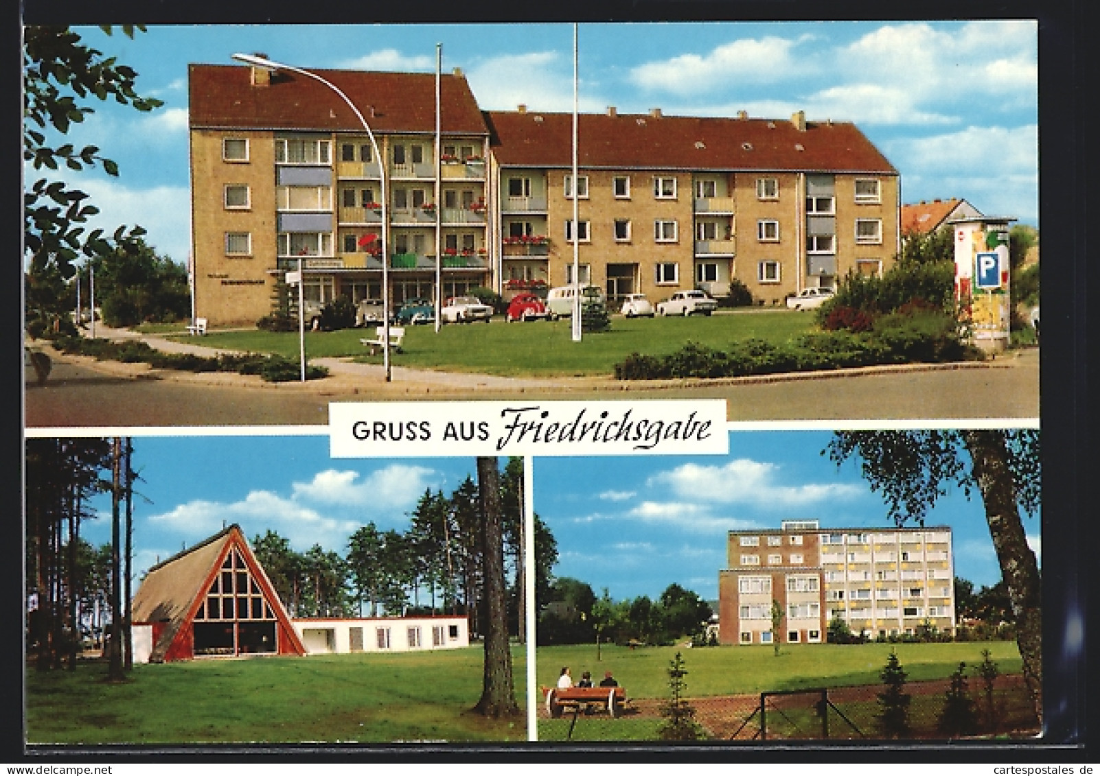 AK Hamburg-Friedrichsgabe, Rathaus, Kapelle Und Altersheim  - Mitte
