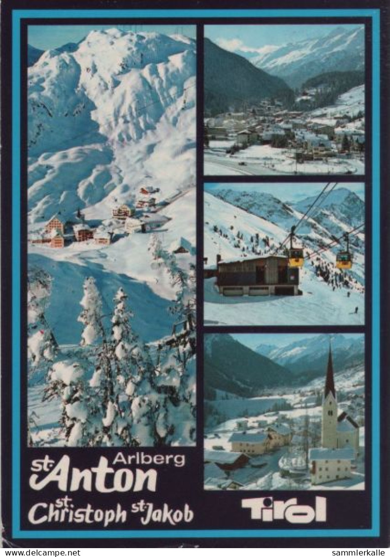 75717 - Österreich - St. Anton - 4 Teilbilder - Ca. 1985 - St. Anton Am Arlberg
