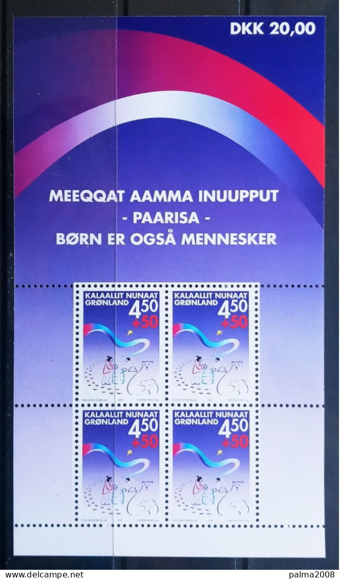 GROENLANDIA - IVERT HOJA BLOQUE Nº 22 NUEVOS ** - - Unused Stamps