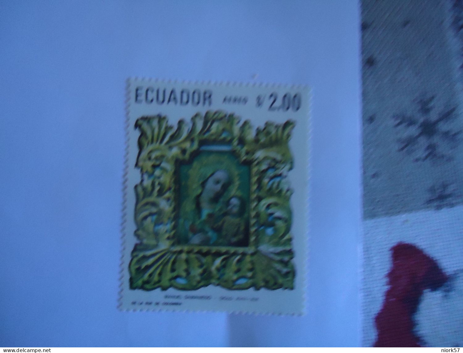 ECUADOR MLN  STAMPS      PAINTING CHRISTIANITY - Equateur