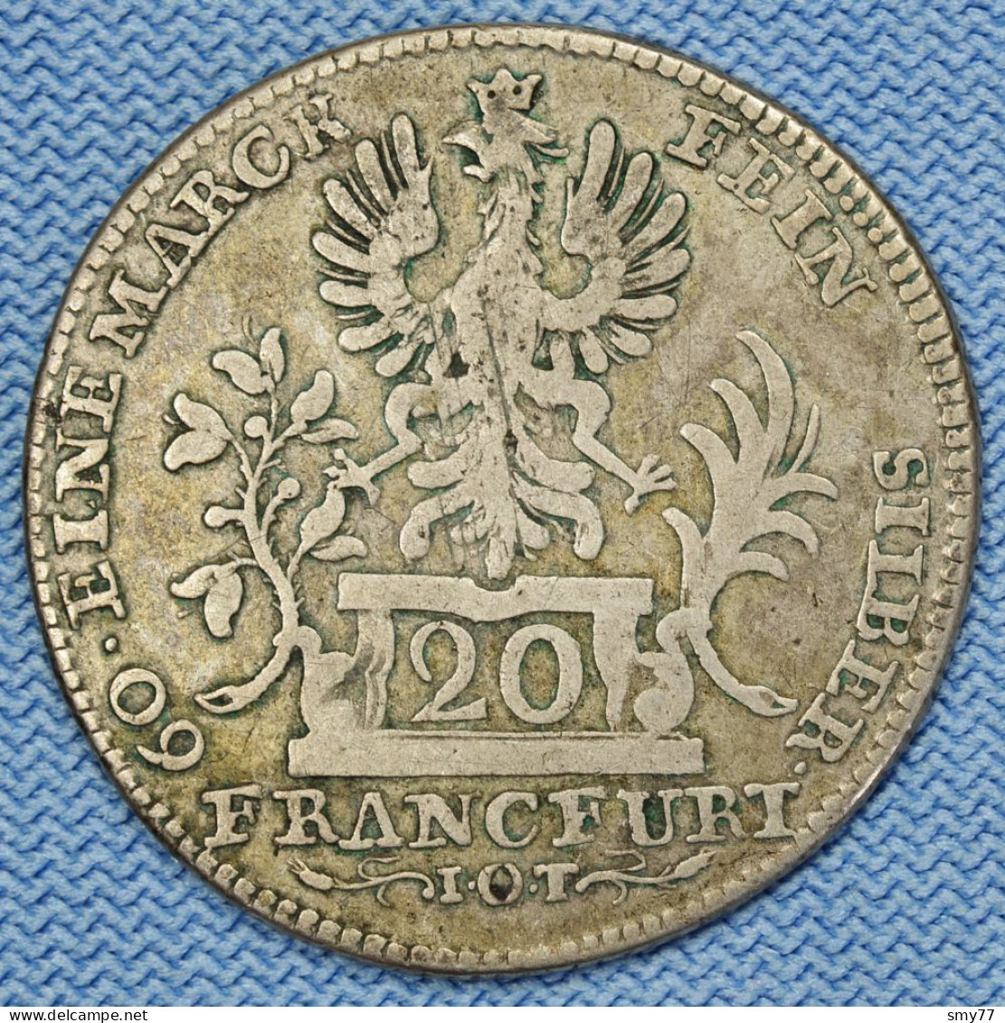 Frankfurt • 20 Kreuzer 1764 • S.sch • Silver •  German States / HRR / Reichsstadt / Francfort • [24-469] - Other & Unclassified