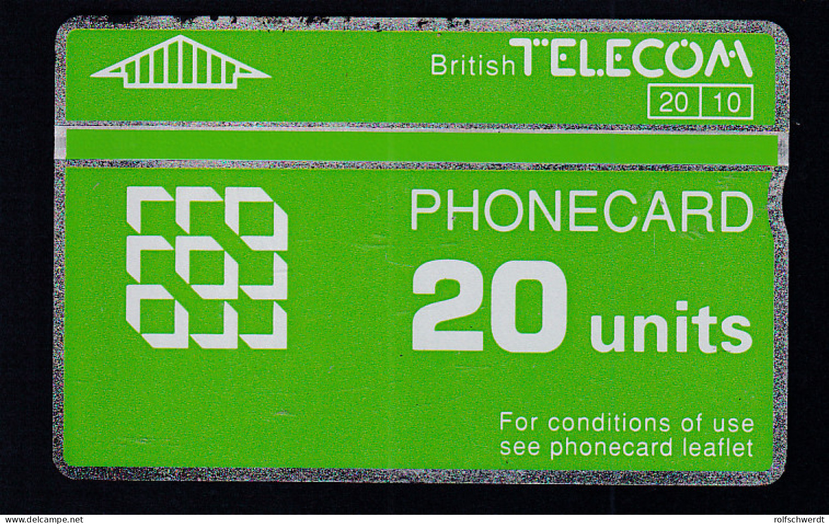 British Telekom Phonecard 20 Units - Unclassified