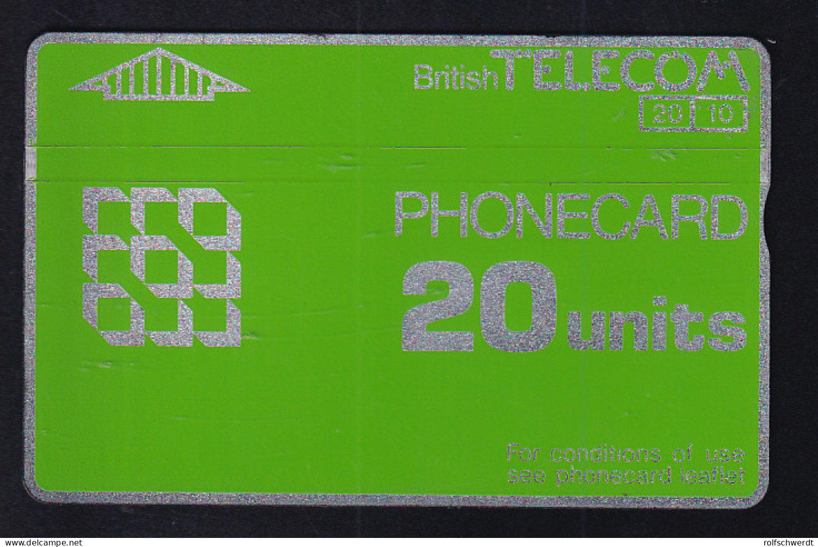 British Telekom Phonecard 20 Units - Zonder Classificatie