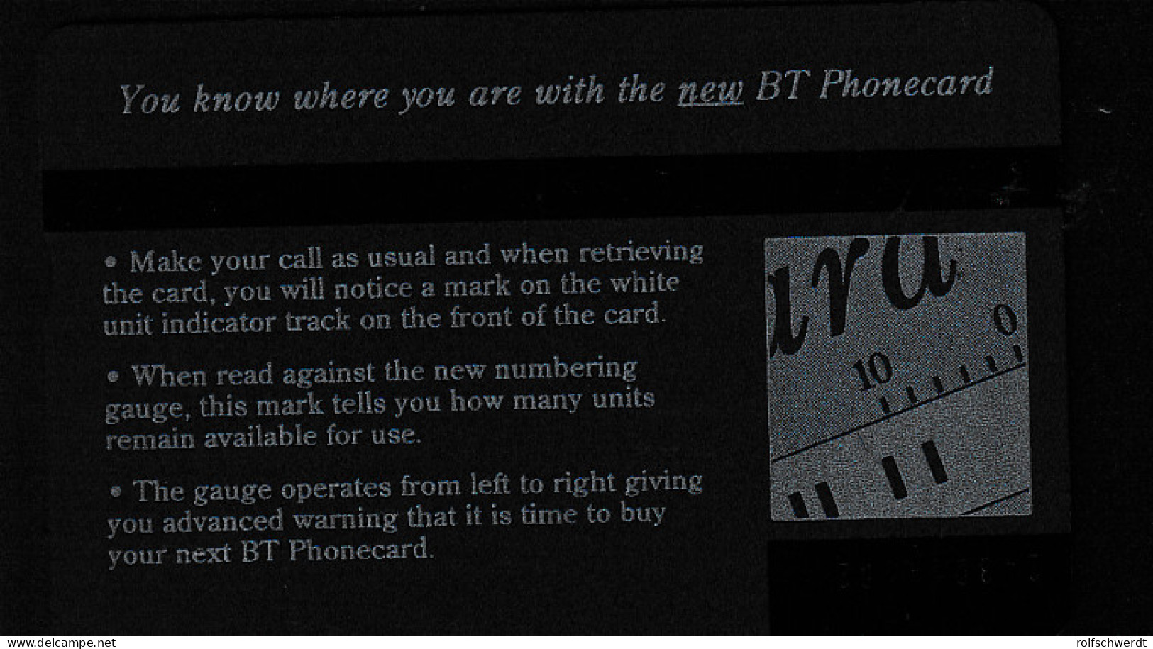 British Telekom Phonecard 40 Units - Unclassified