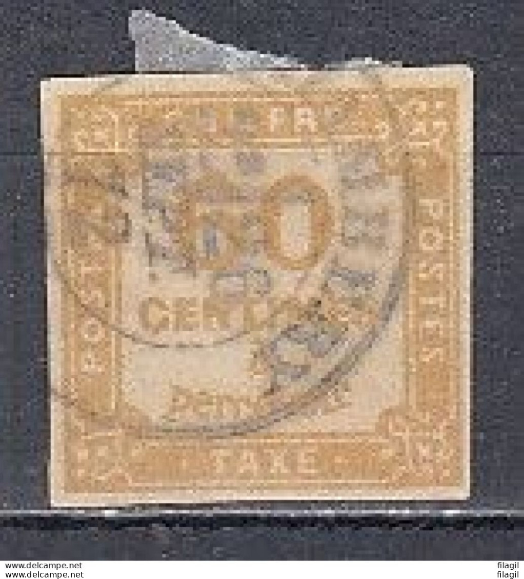 Nr 8 Taxe Gestempeld - 1859-1959 Oblitérés