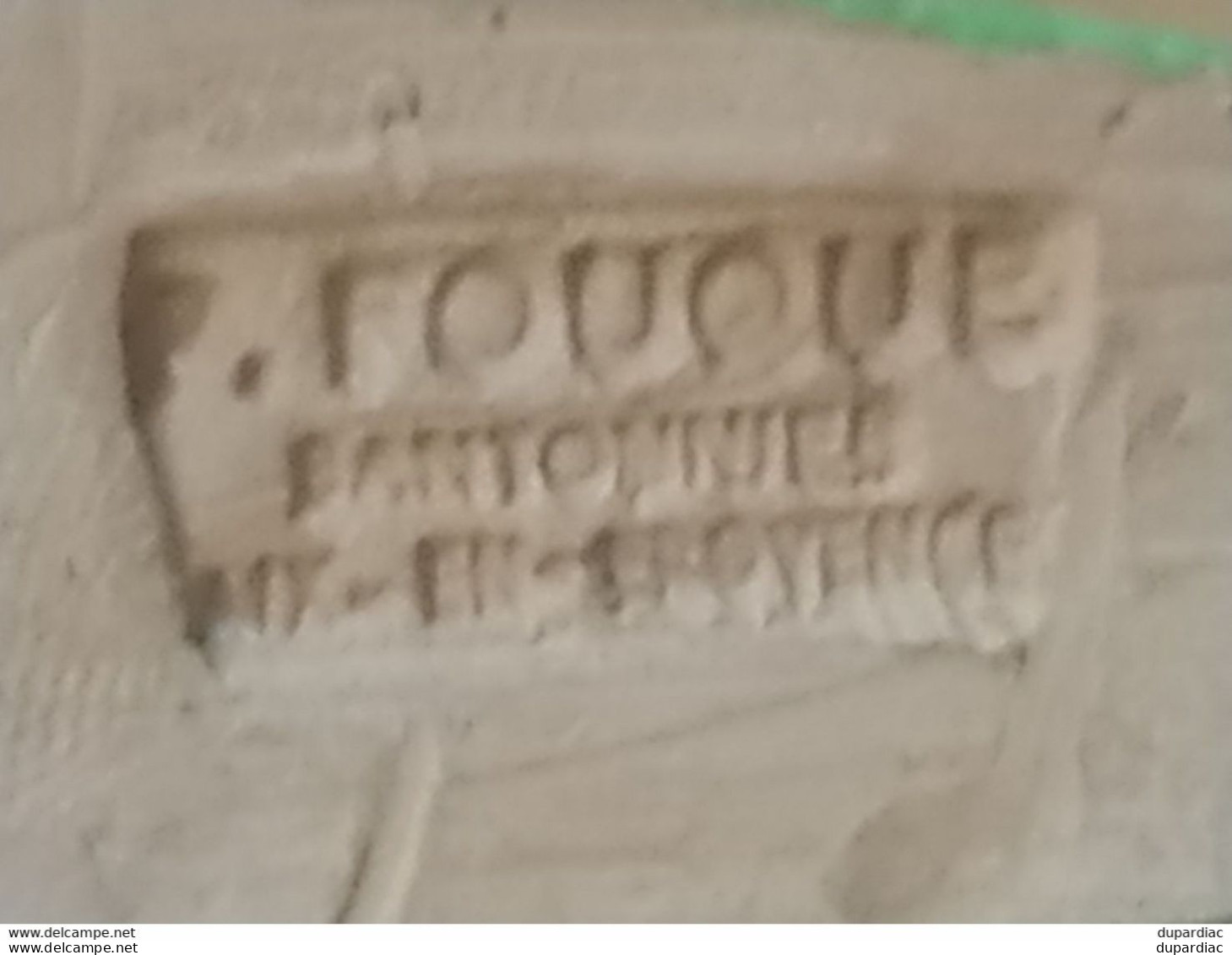 Ancien SANTON En Terre Cuite, Roulotte De Gitans, Romanichels, Signé P. FOUQUE Aix En Provence. - Santons