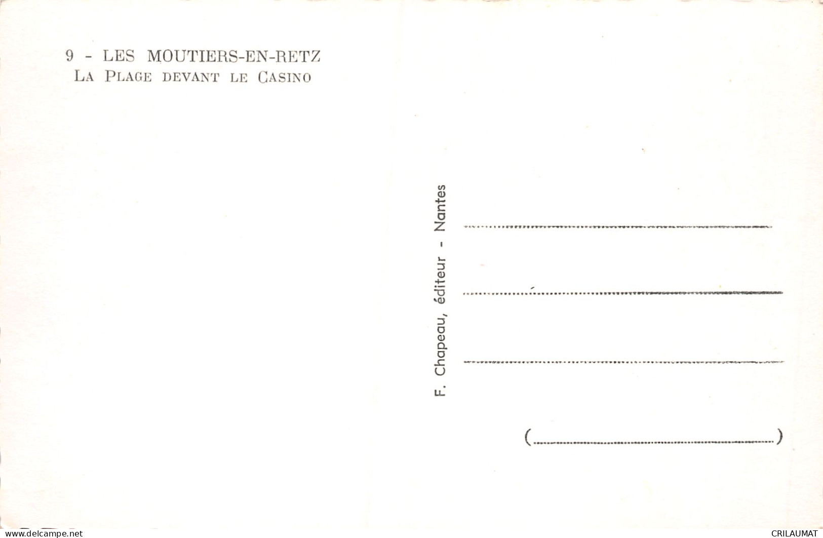 44-LES MOUTIERS EN RETZ-N°T2914-E/0053 - Les Moutiers-en-Retz