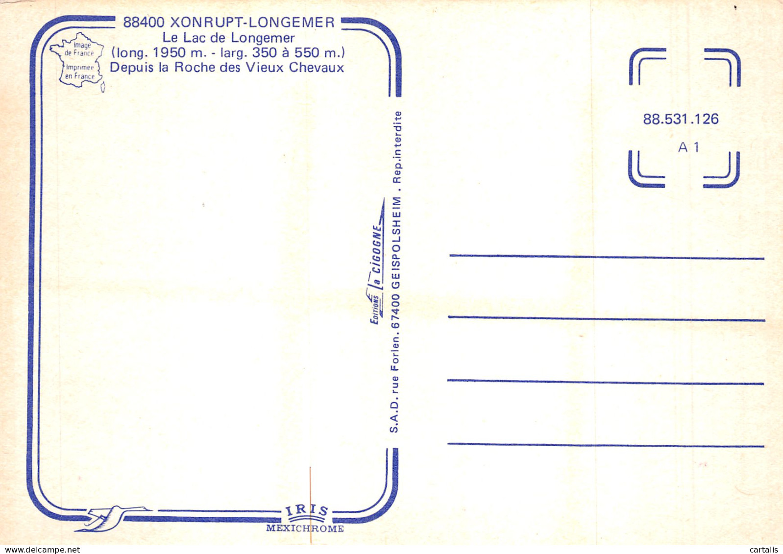 88-XONRUPT LONGEMER-N°C-4340-B/0209 - Xonrupt Longemer