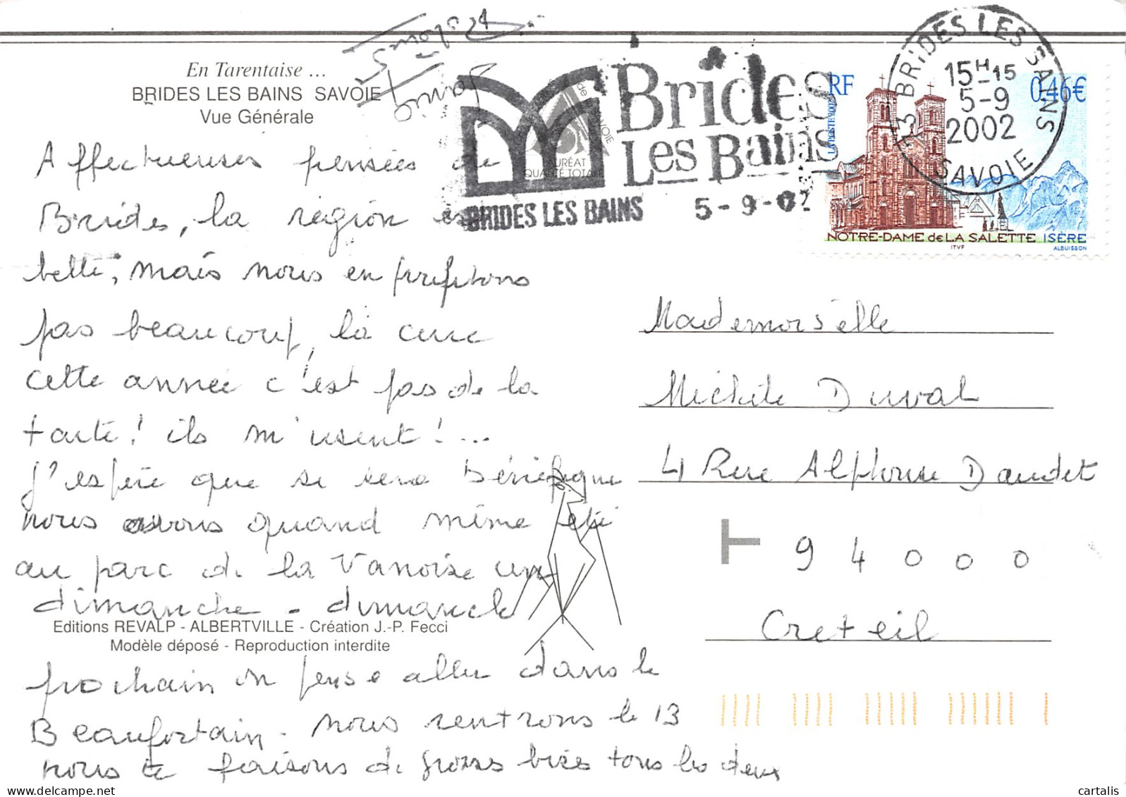 73-BRIDES LES BAINS-N°C-4340-A/0387 - Brides Les Bains
