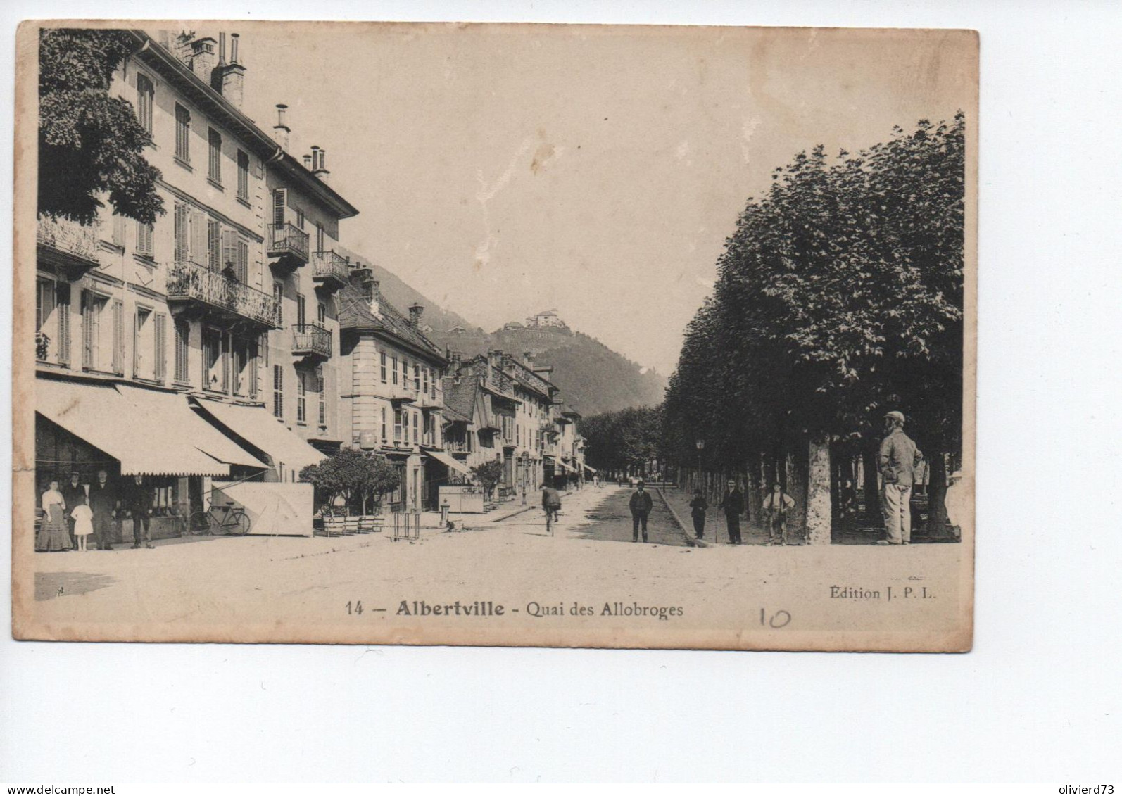 Cpa - 73 - Albertville - Le Quai Des Allobroges  -  A VOIR - Albertville
