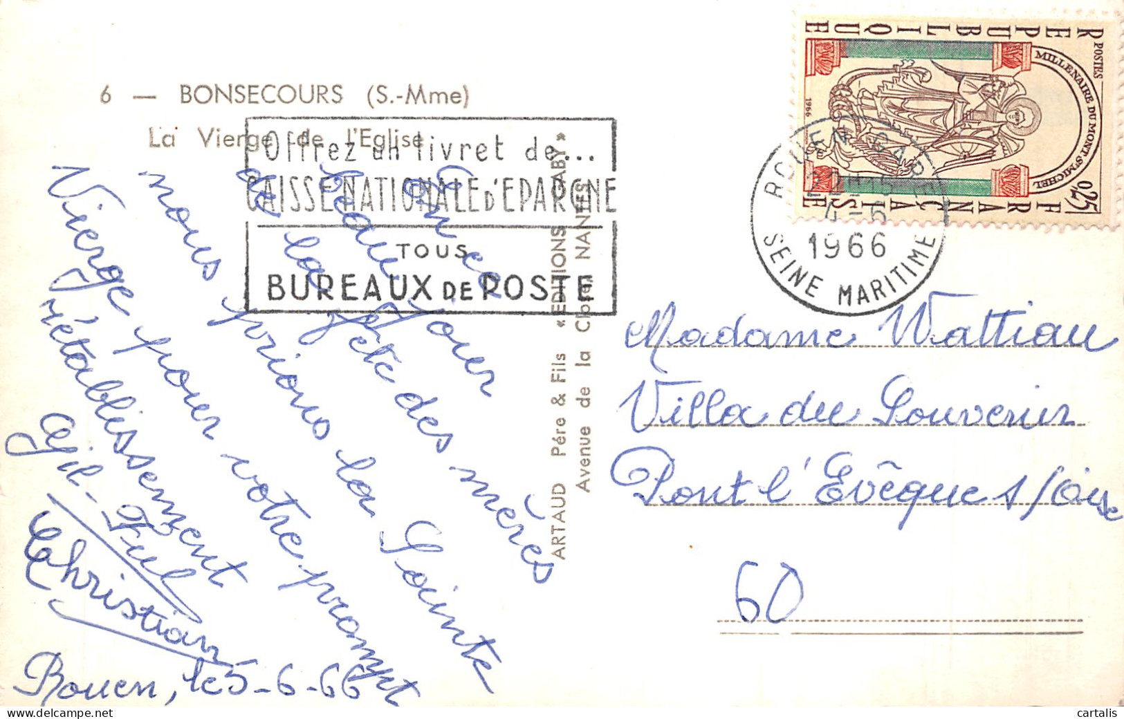 76-BONSECOURS-N°4478-A/0071 - Bonsecours